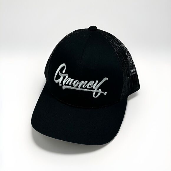 Outdoor Cap Platinum Series G Money Adjustable Trucker SnapBack Hat Black Mesh - Picture 1 of 8